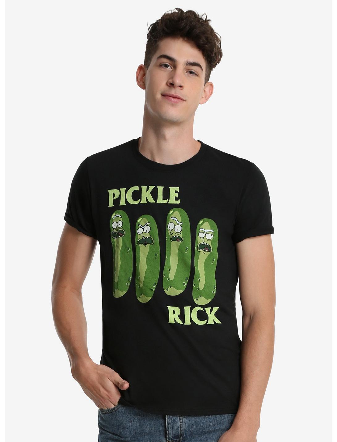 Rick And Morty Pickle Rick T-Shirt, BLACK, hi-res