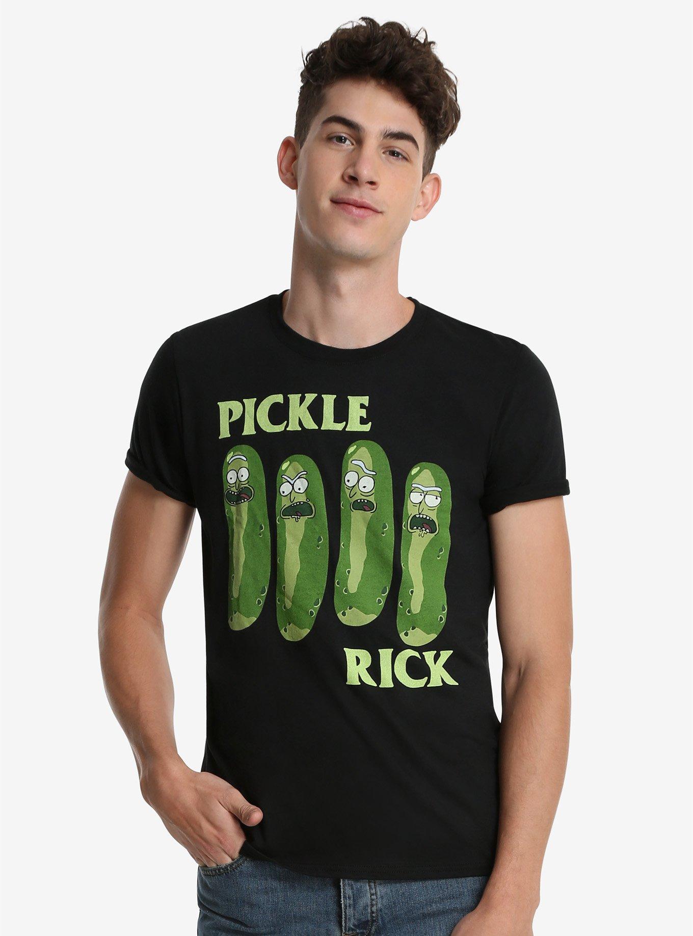 Rick And Morty Pickle Rick T-Shirt, BLACK, hi-res