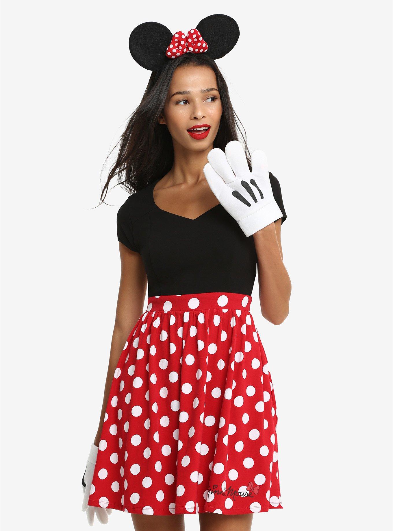 Minnie polka dot dress hotsell