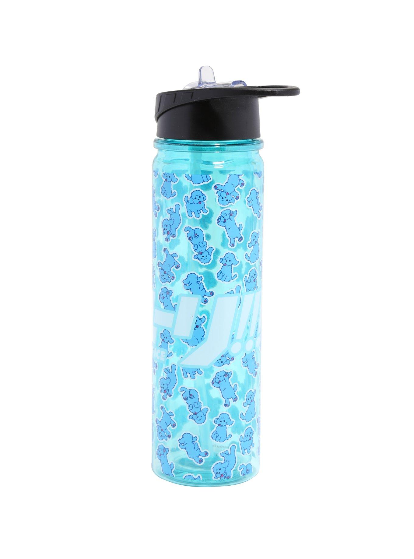 Yuri!!! On Ice Makkachin Plastic Water Bottle, , hi-res