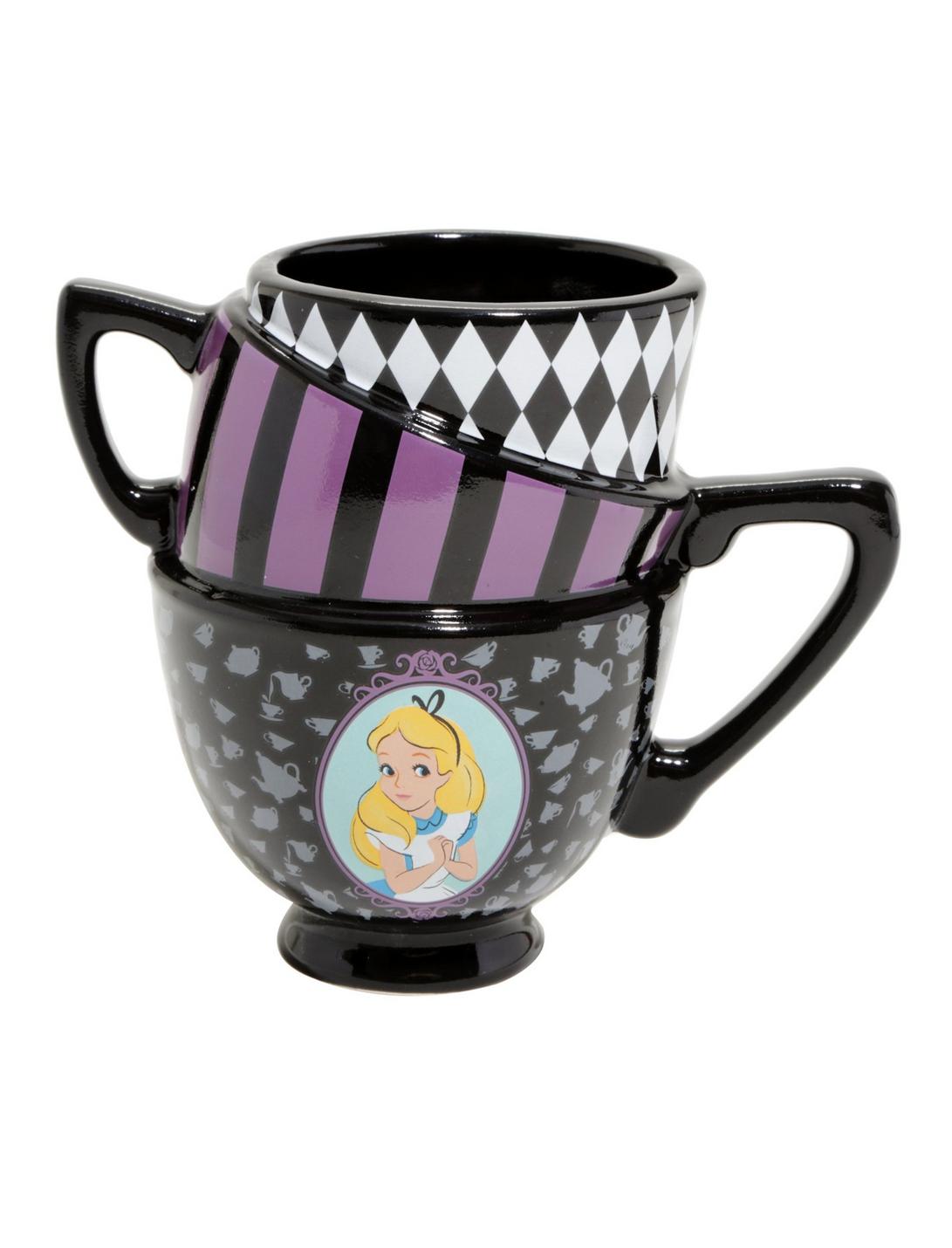 Disney Alice In Wonderland 3D Teacup Stack Ceramic Mug, , hi-res