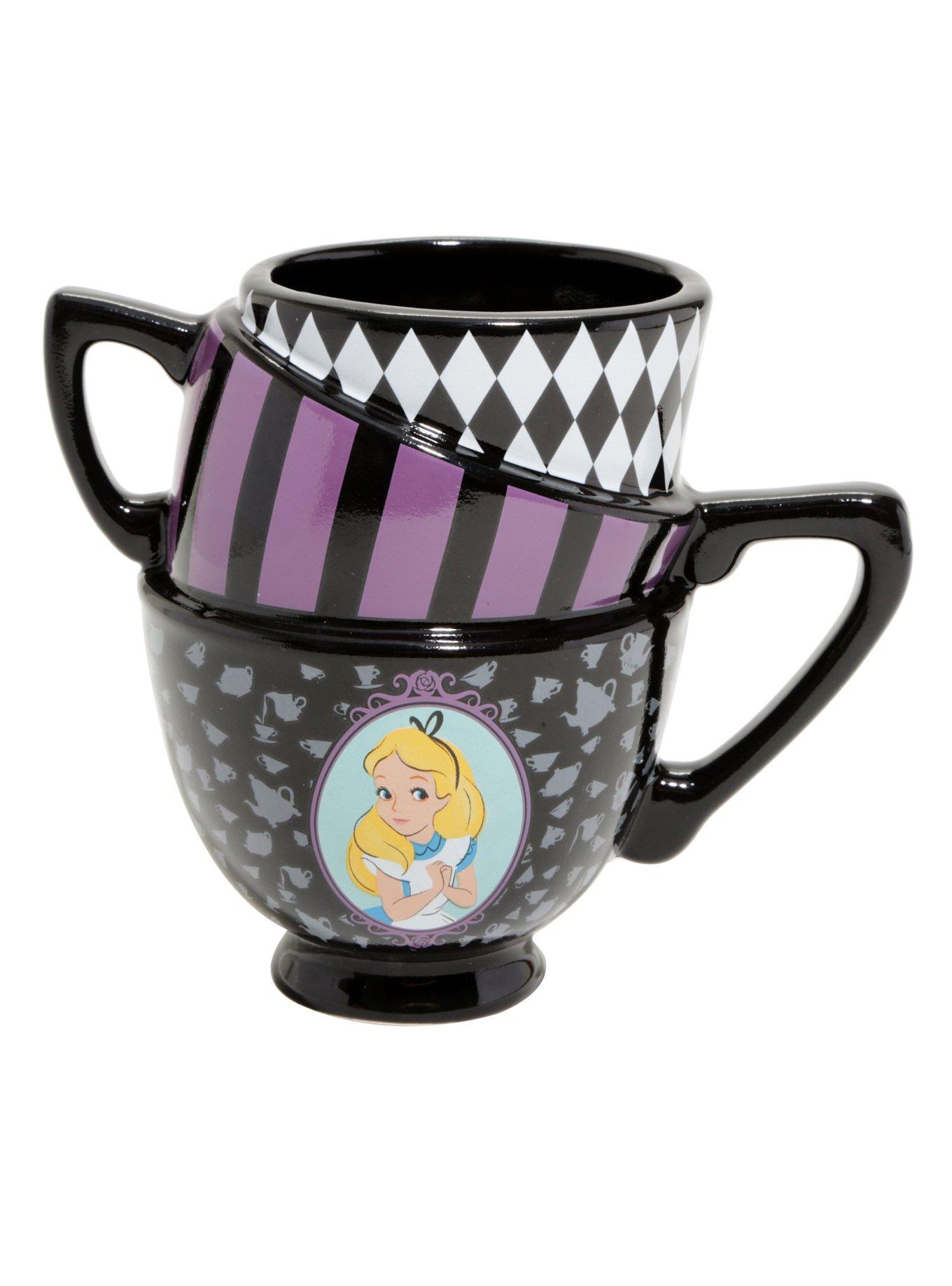 Disney Alice In Wonderland 3D Teacup Stack Ceramic Mug, , hi-res