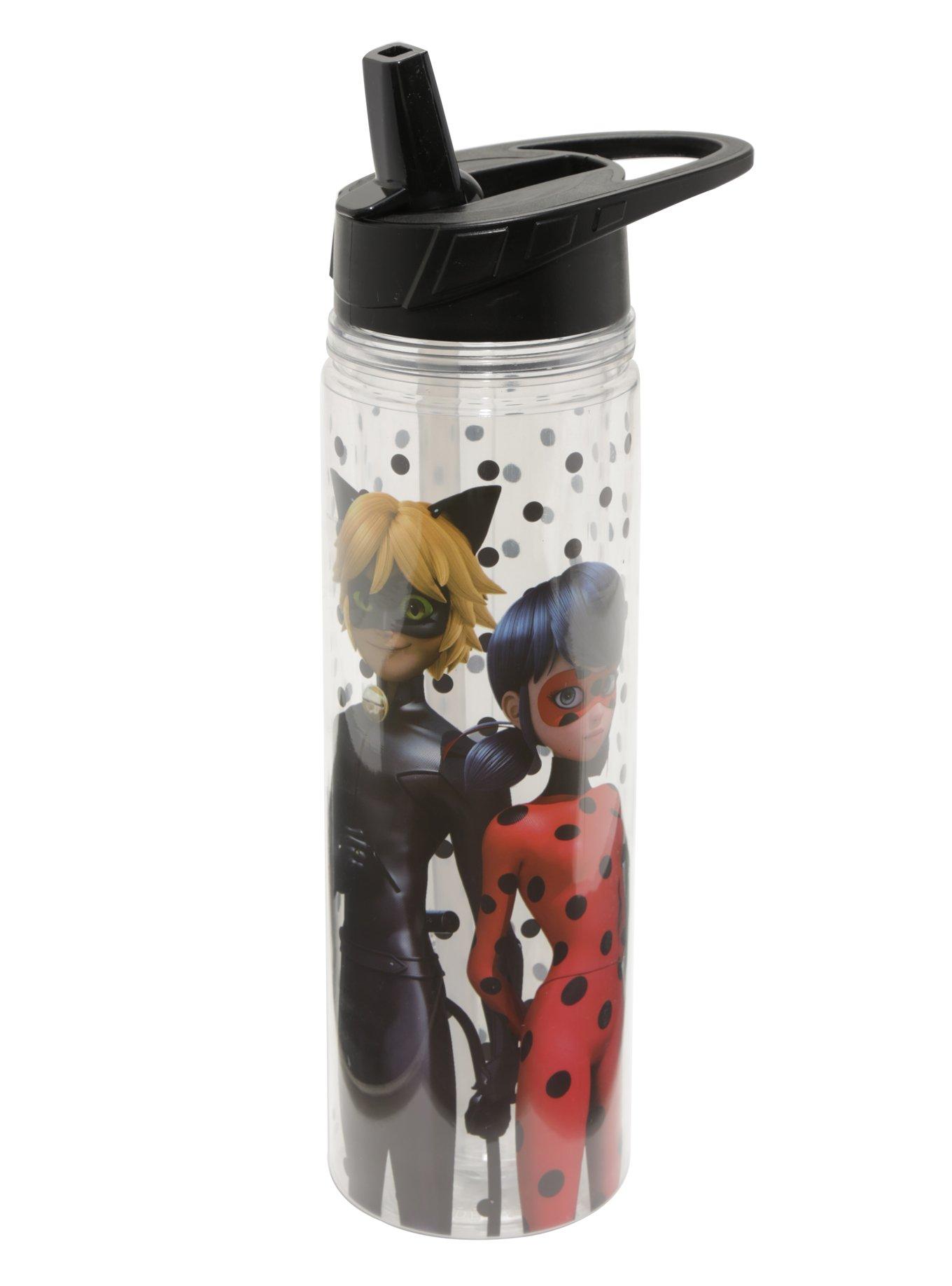 Miraculous: Tales Of Ladybug & Cat Noir Polka Dot Water Bottle, , hi-res