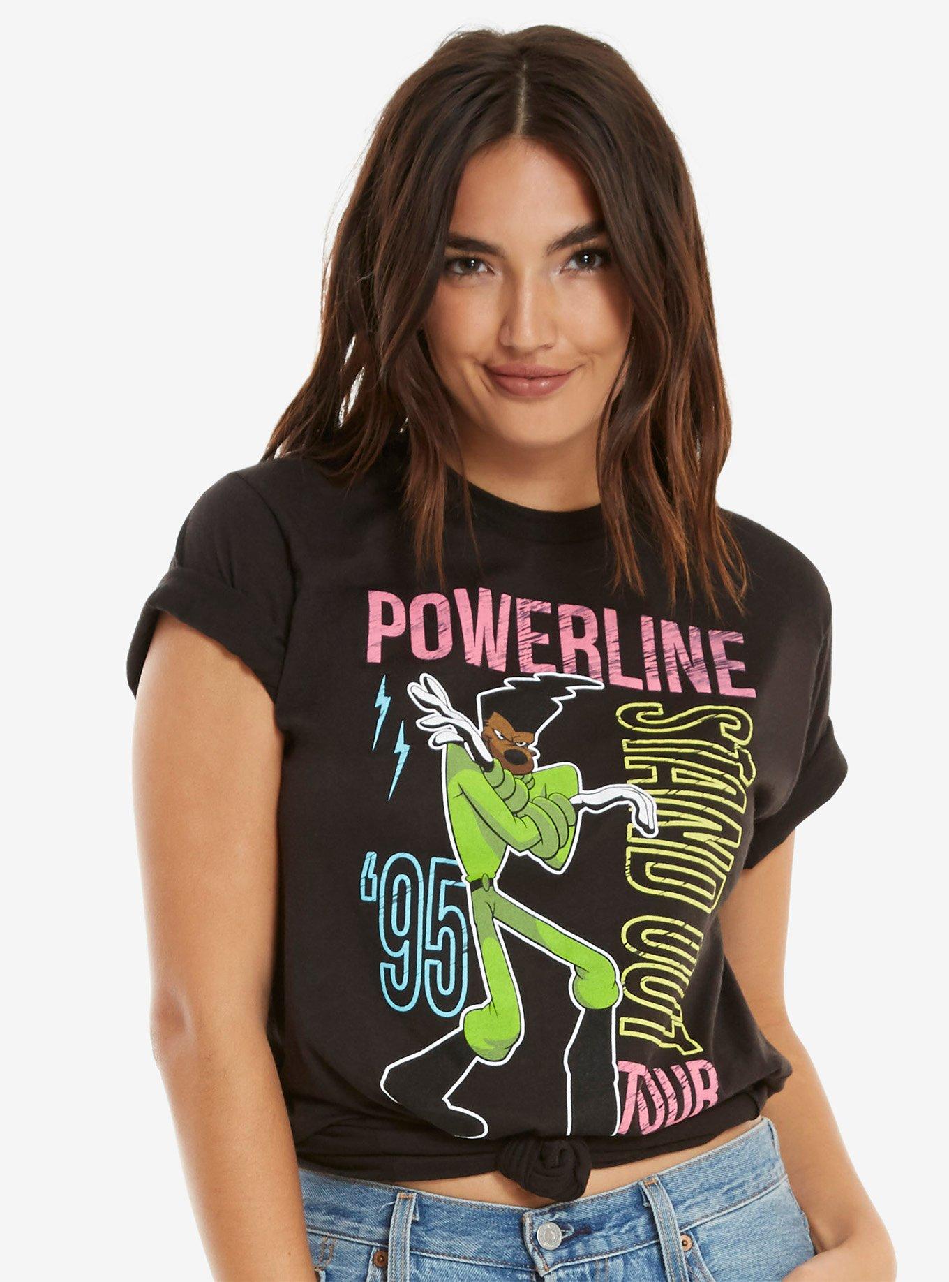 Disney A Goofy Movie Powerline Tour Womens Tee, BLACK, hi-res