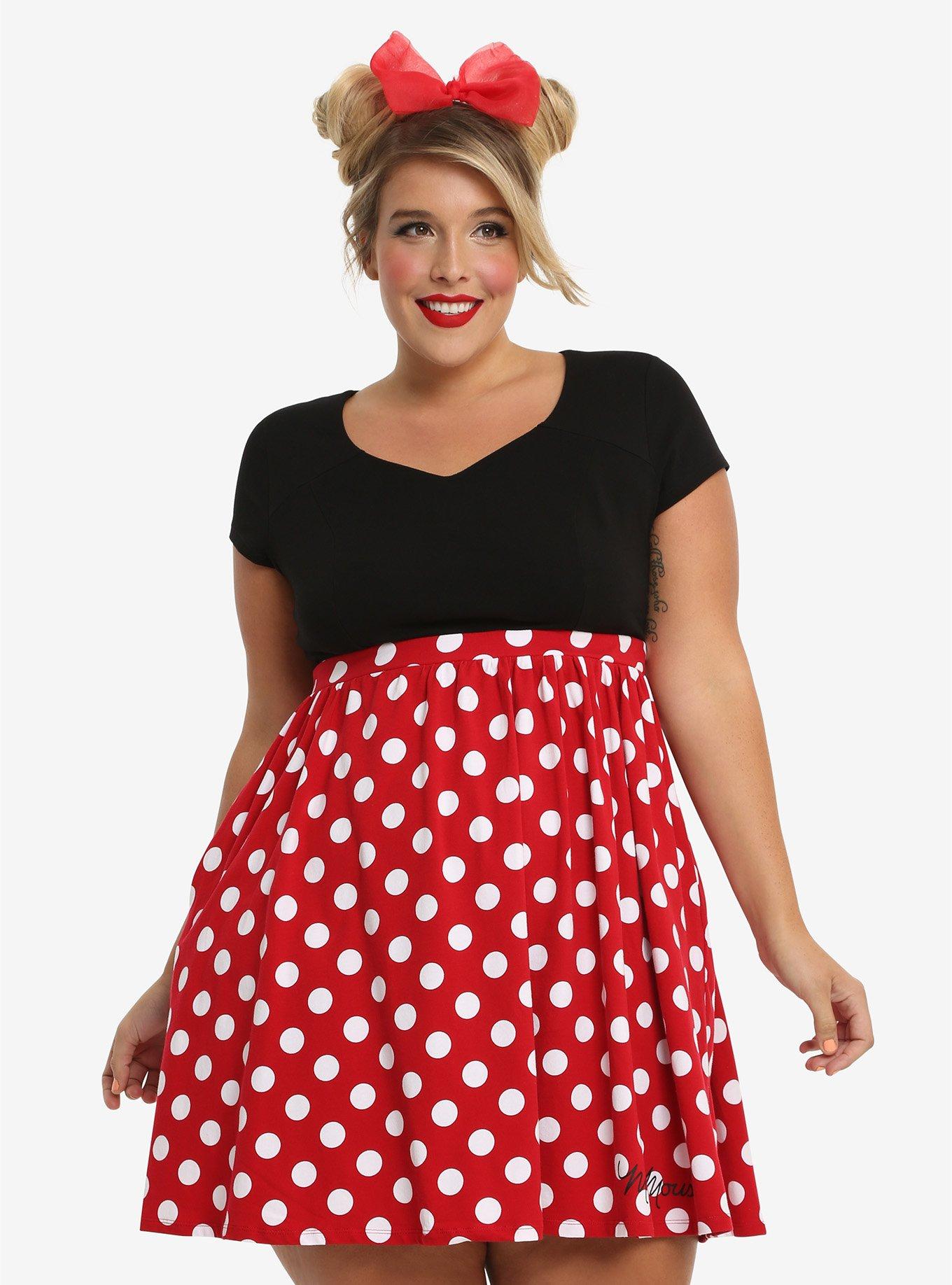 Disney Minnie Mouse Polka Dot Dress Plus Size