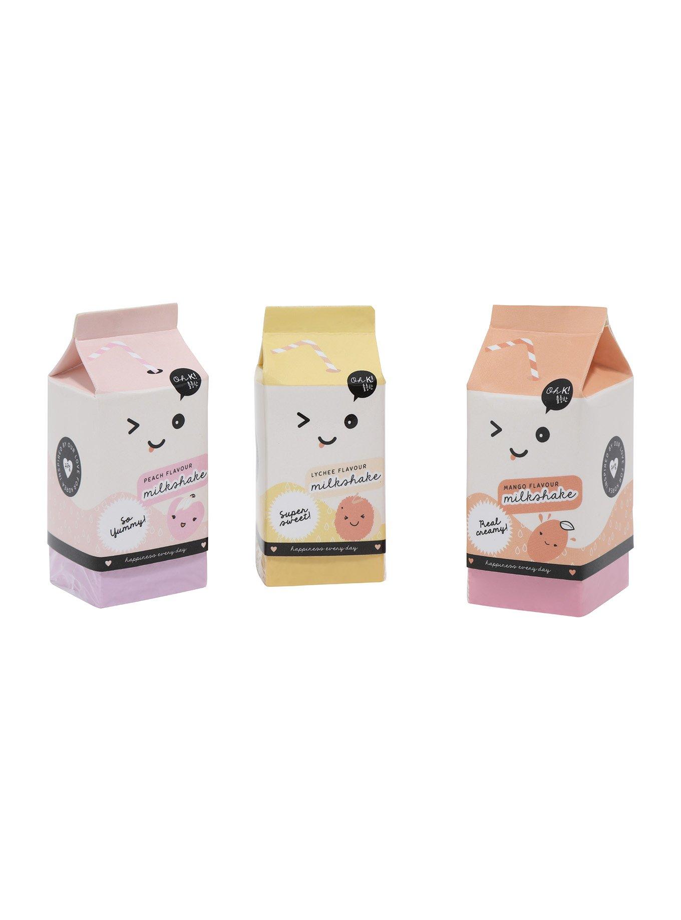 Oh K! Milkshake Scented Erasers, , hi-res