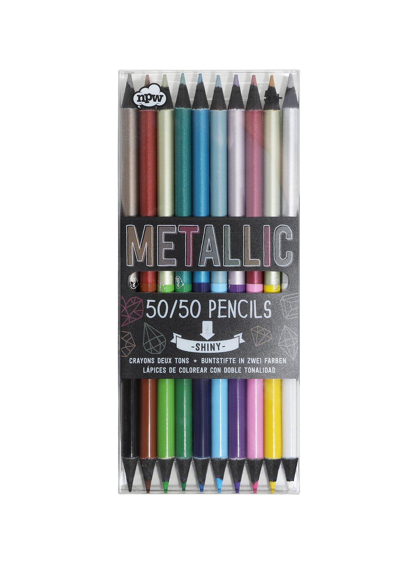 Metallic 50/50 Pencils, , hi-res