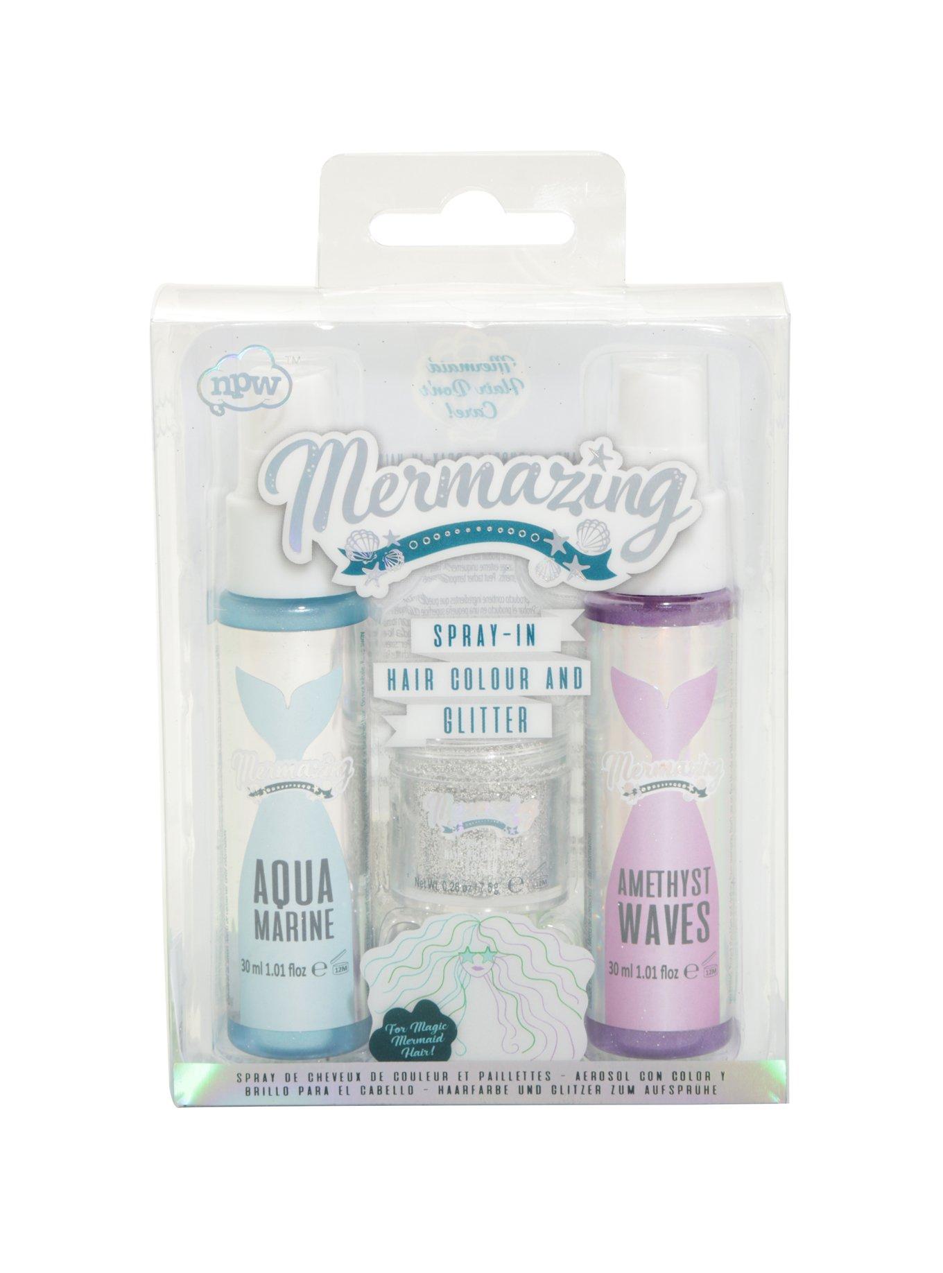 Mermazing SprayIn Hair Color Glitter Set Hot Topic