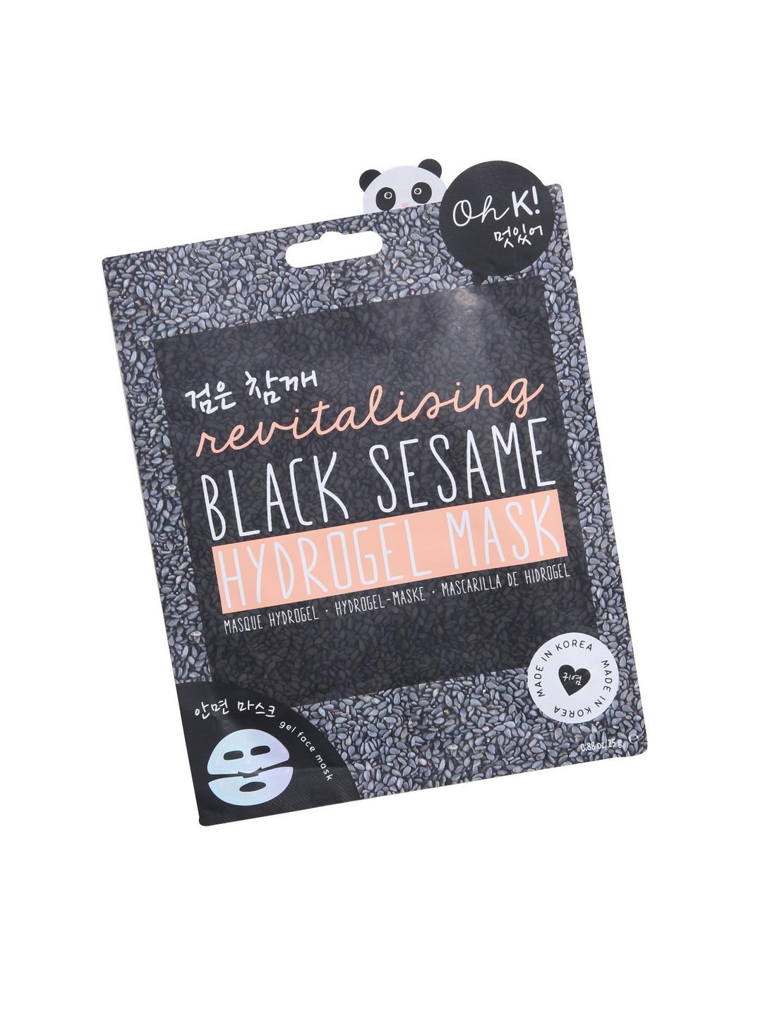 Oh K! Revitalizing Black Sesame Hydrogel Mask, , hi-res
