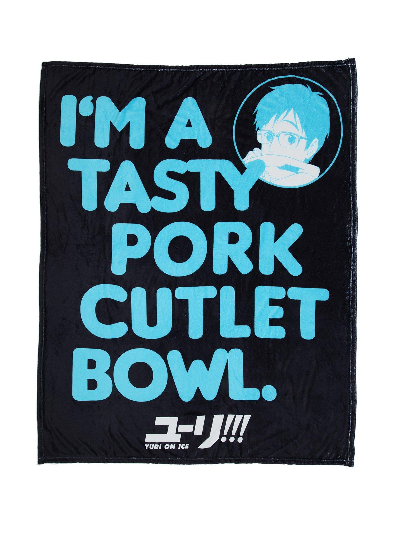 Yuri!!! On Ice Tasty Pork Cutlet Bowl Throw Blanket, , hi-res