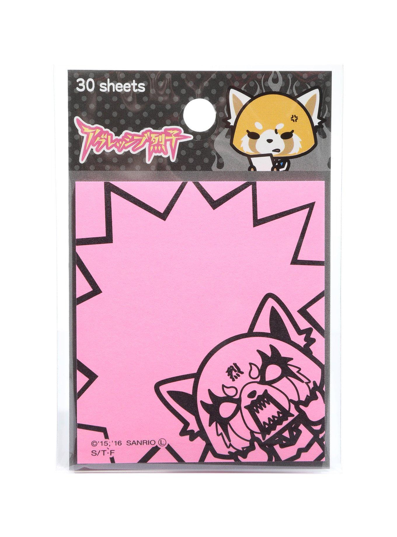 Aggretsuko Rage Sticky Notes, , hi-res