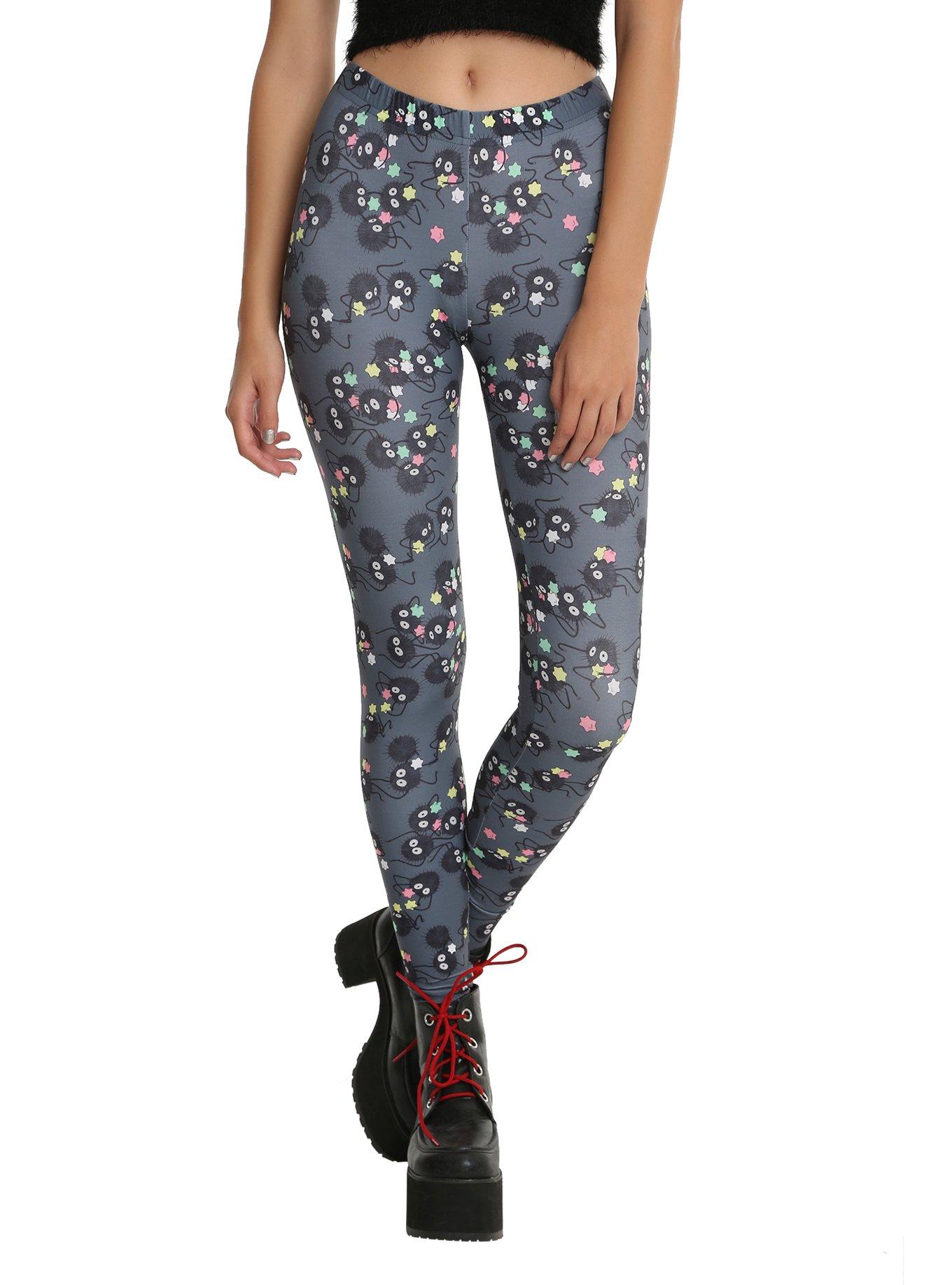 Studio Ghibli Spirited Away Soot Sprite Leggings, GREY, hi-res