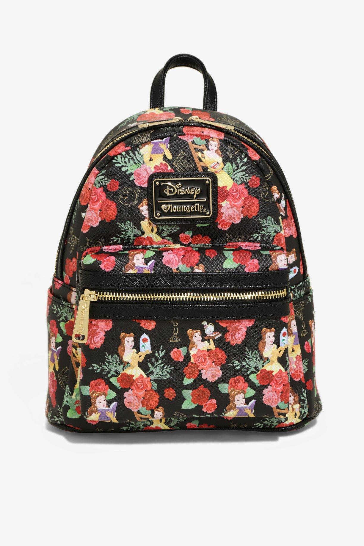 Loungefly Disney Beauty and the Beast Belle Character Girls' Laptop  Backpack 