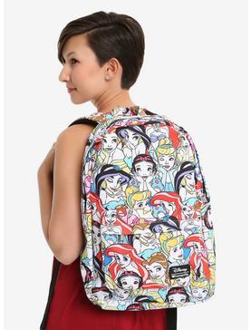 Plus Size Loungefly Disney Princess Allover Print Backpack, , hi-res