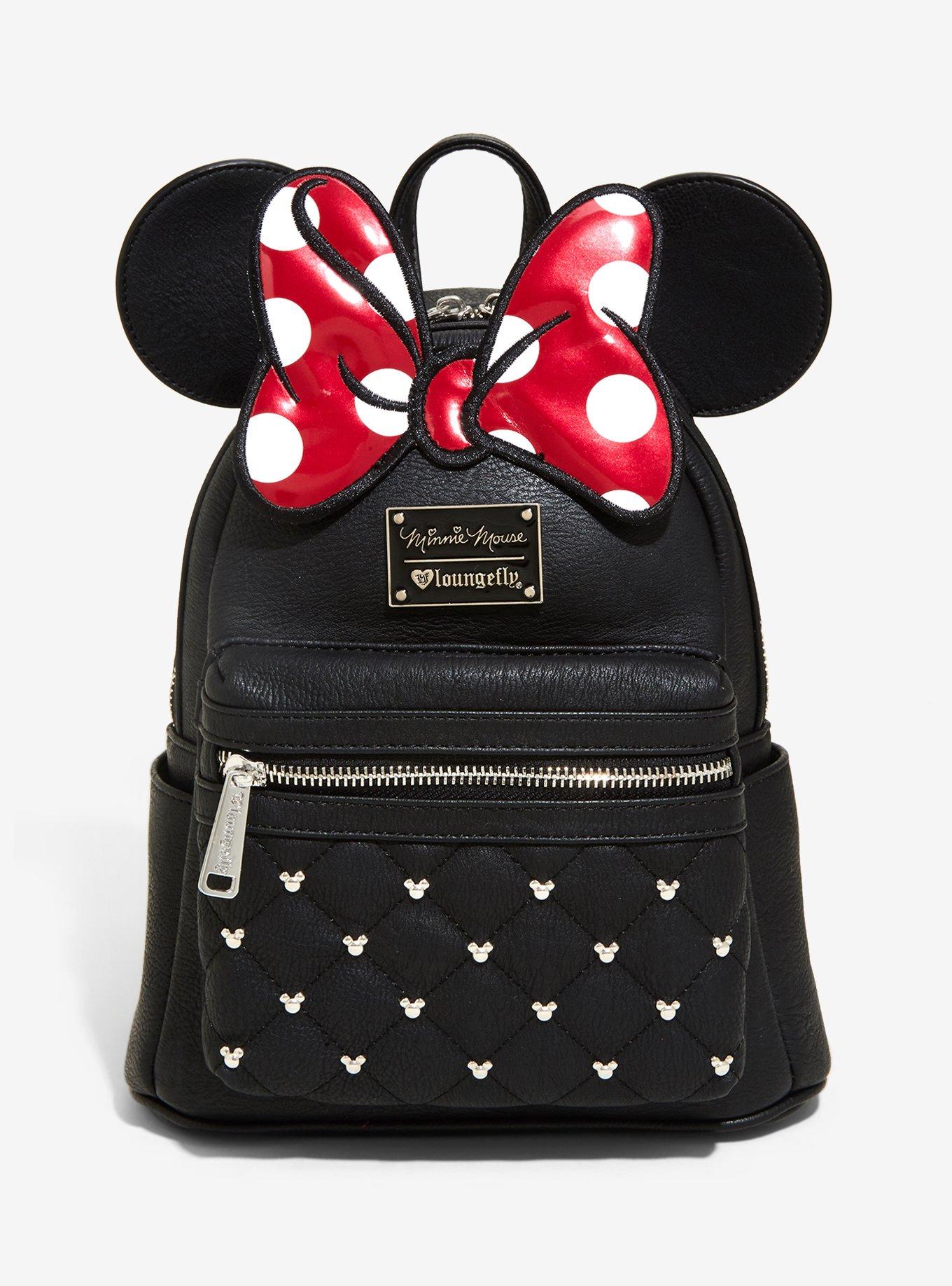 Loungefly Disney Minnie Mouse Bow Ears Mini Backpack, , hi-res