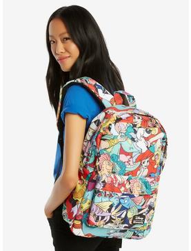 Plus Size Loungefly Disney The Little Mermaid Collage Print Backpack, , hi-res