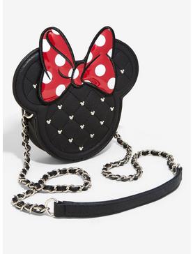 Loungefly Disney Minnie Mouse Bow Ears Crossbody Bag, , hi-res