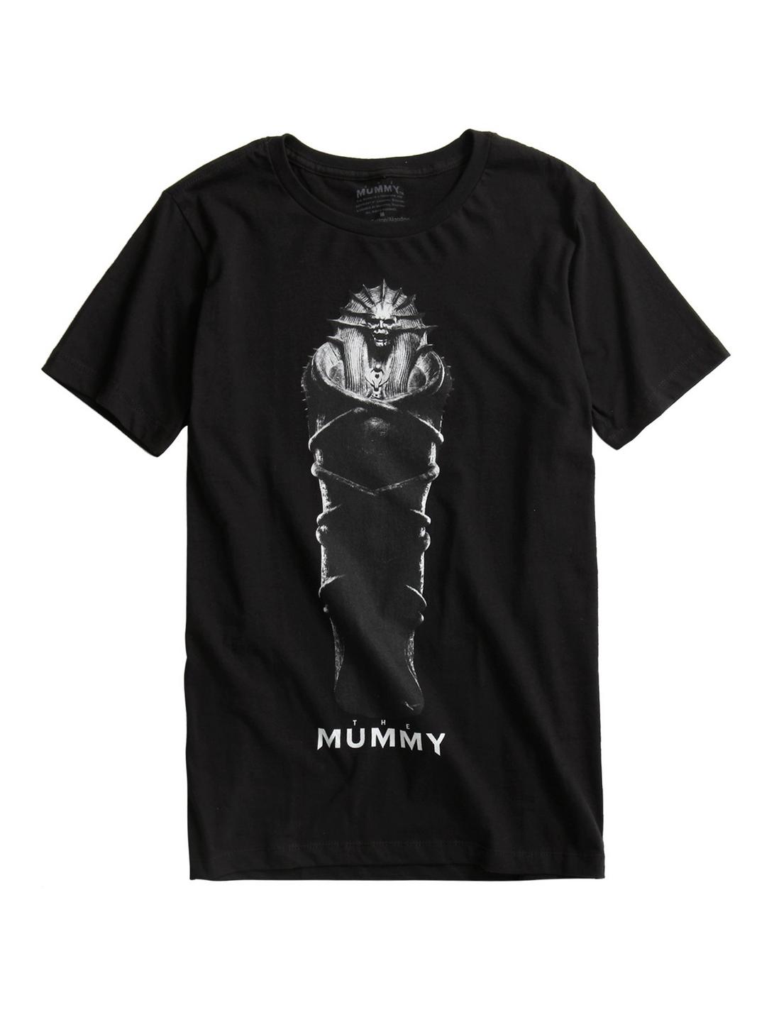 The Mummy Sarcophagus T-Shirt, BLACK, hi-res