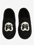 Pug Face Moccasin Slippers, BROWN, hi-res