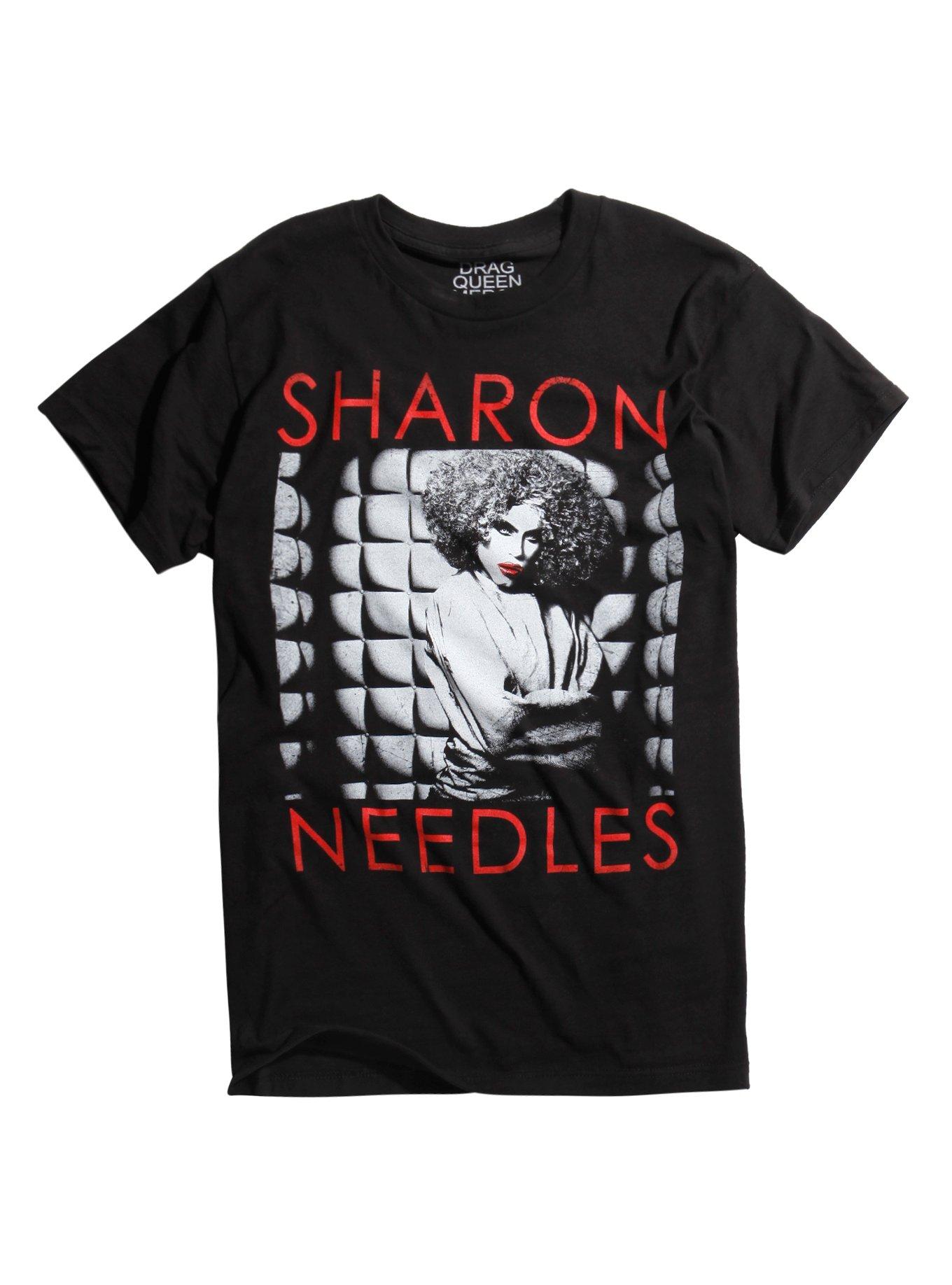 Drag Queen Merch Sharon Needles T-Shirt, BLACK, hi-res