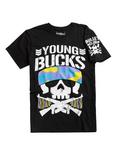 New Japan Pro-Wrestling Bullet Club Young Bucks T-Shirt, BLACK, hi-res