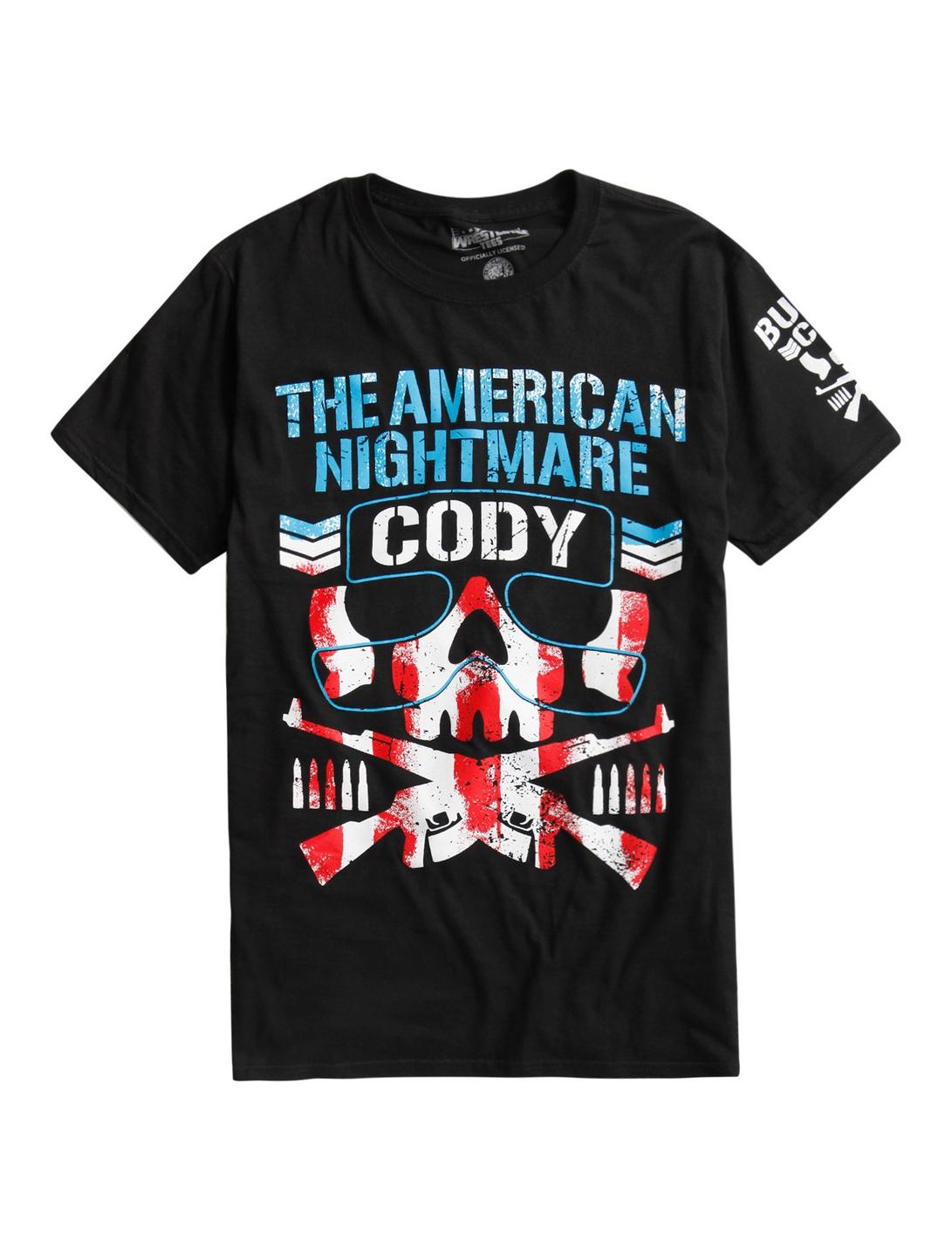 New Japan Pro-Wrestling Bullet Club Cody T-Shirt, BLACK, hi-res