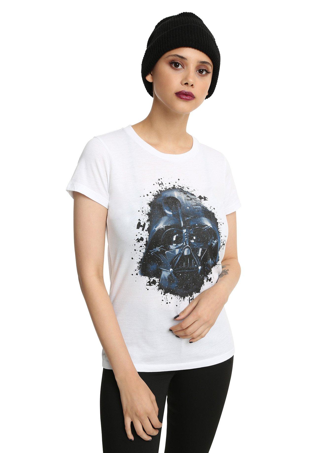 Star Wars Darth Vader Splatter Girls T-Shirt, WHITE, hi-res