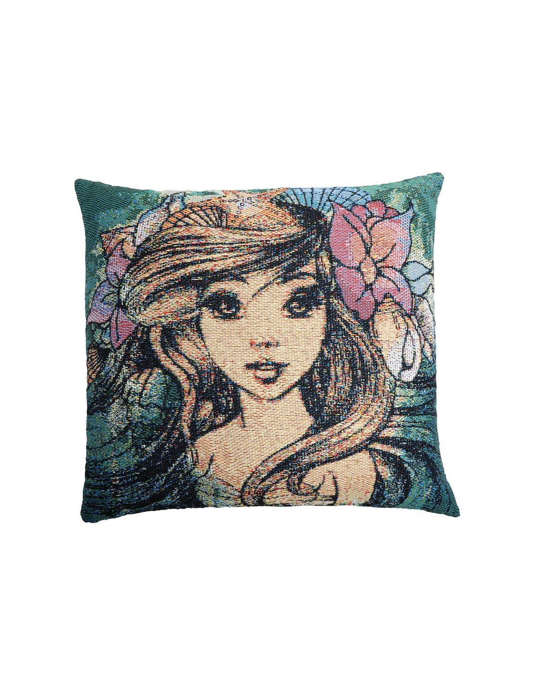 Disney The Little Mermaid Ariel Woven Tapestry Throw Pillow, , hi-res