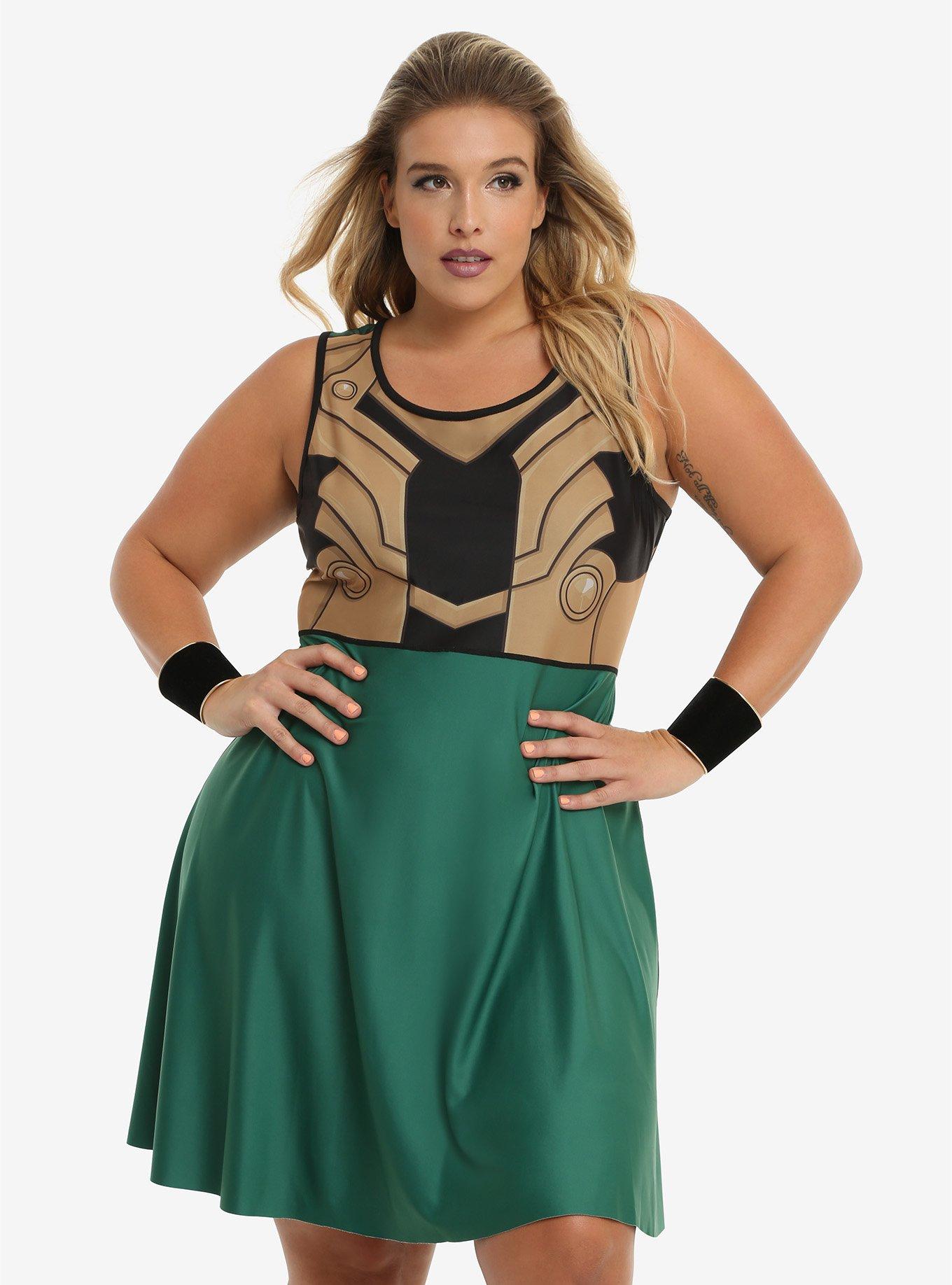 Marvel Thor & Loki Reversible Dress Plus Size, MULTI, hi-res
