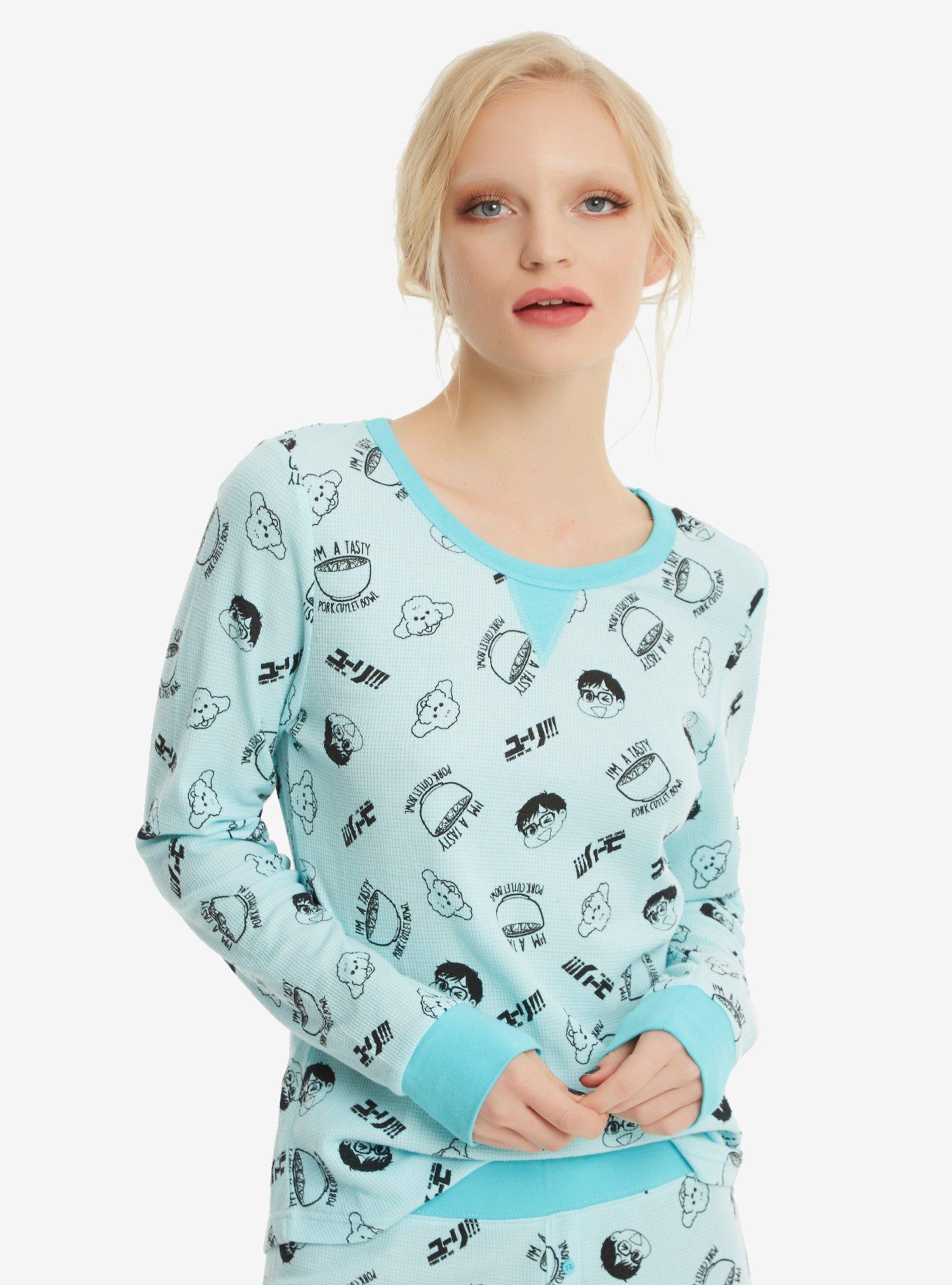 Yuri!!! On Ice Girls Thermal Sleep Set | Hot Topic