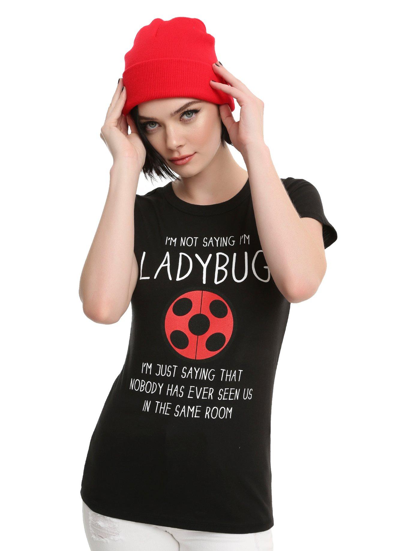 Miraculous: Tales of Ladybug & Cat Noir I'm Not Saying I'm Ladybug Girls T-Shirt, BLACK, hi-res