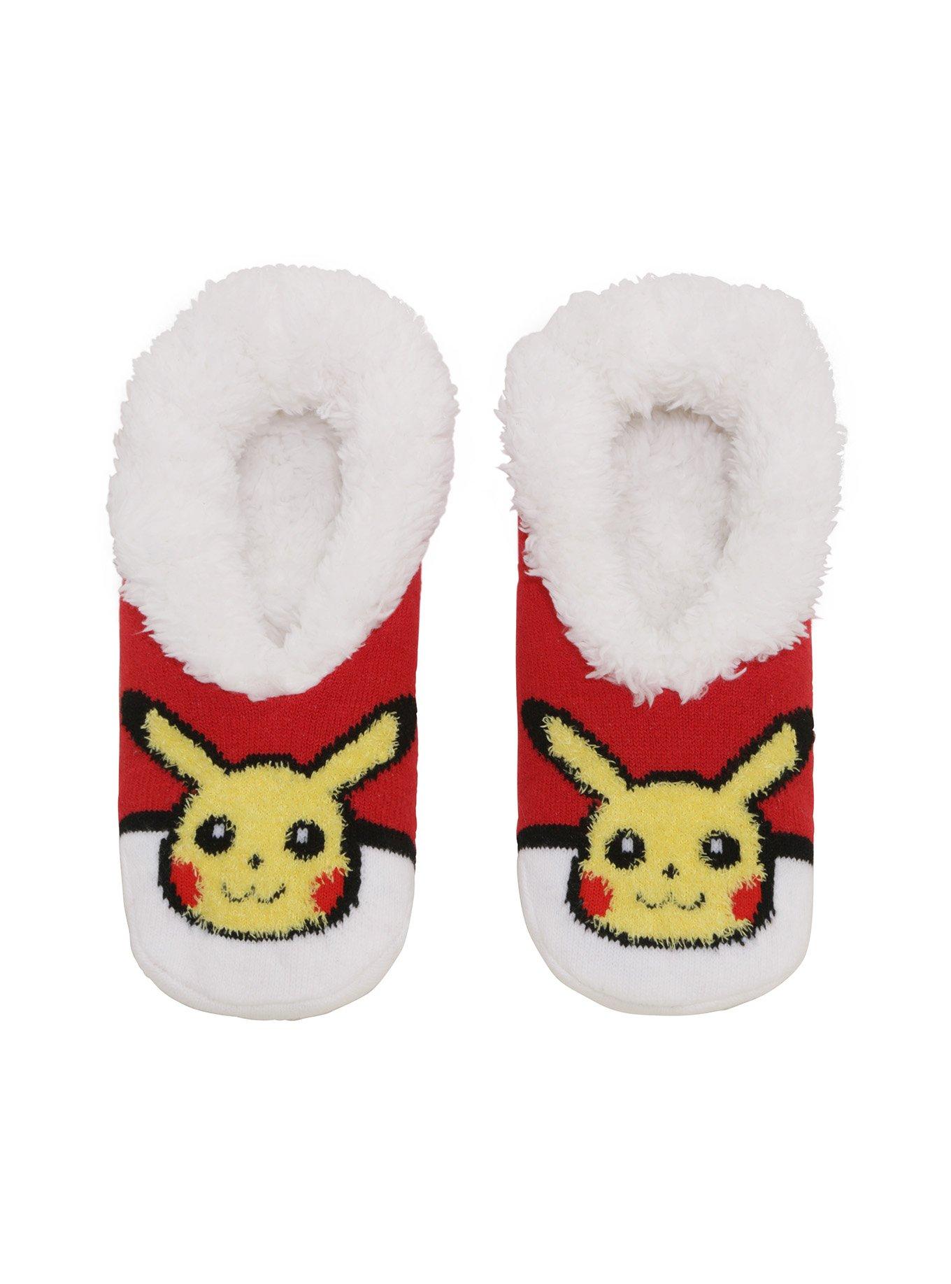 Pokemon Slip-On Pikachu Poke Ball Slippers, , hi-res