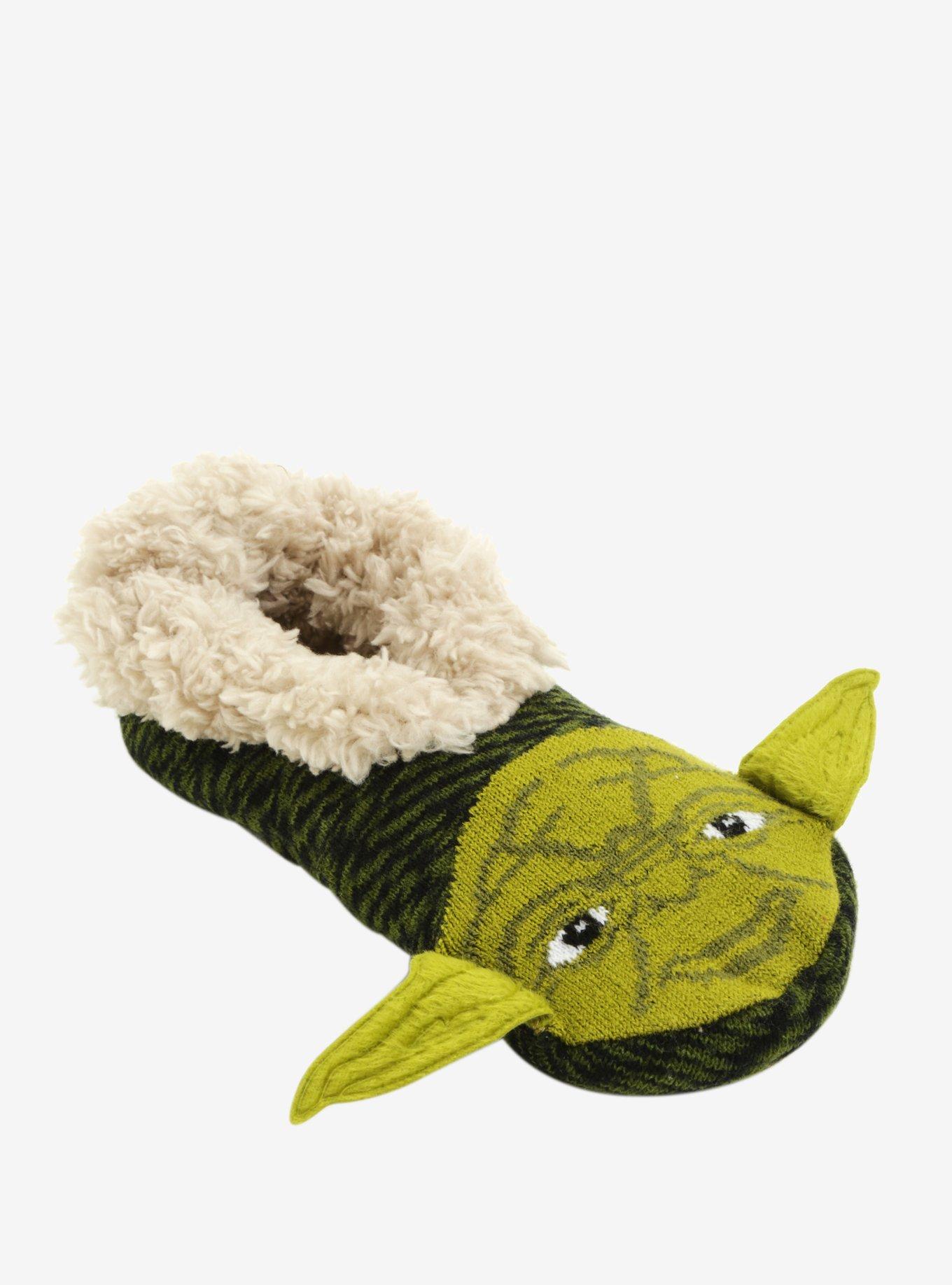 Star Wars Yoda Cozy Slippers Hot Topic