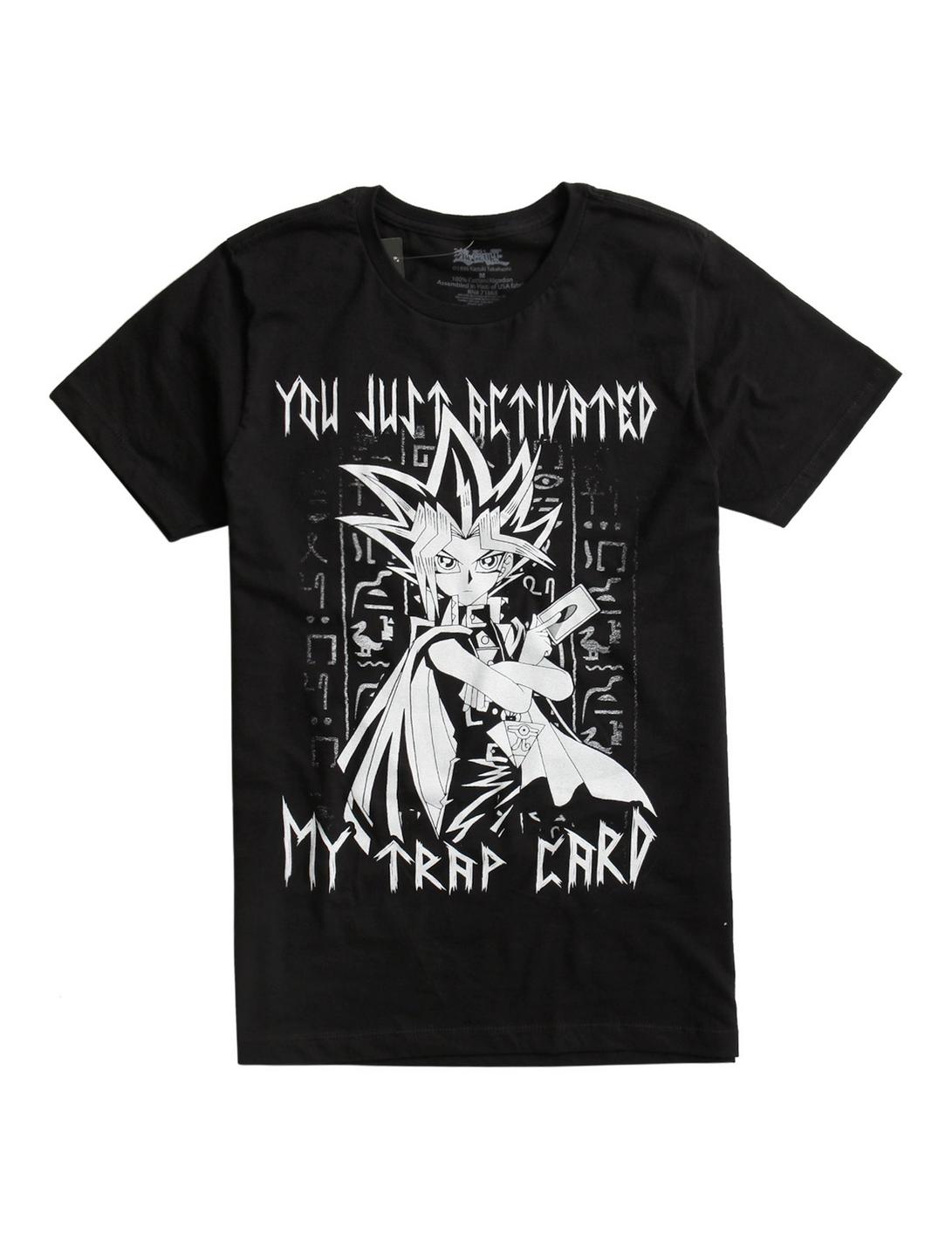 Yu-Gi-Oh! Trap Card T-Shirt, BLACK, hi-res