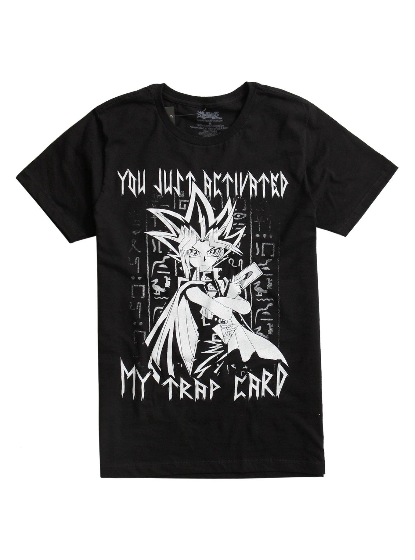 Yu-Gi-Oh! Trap Card T-Shirt, BLACK, hi-res