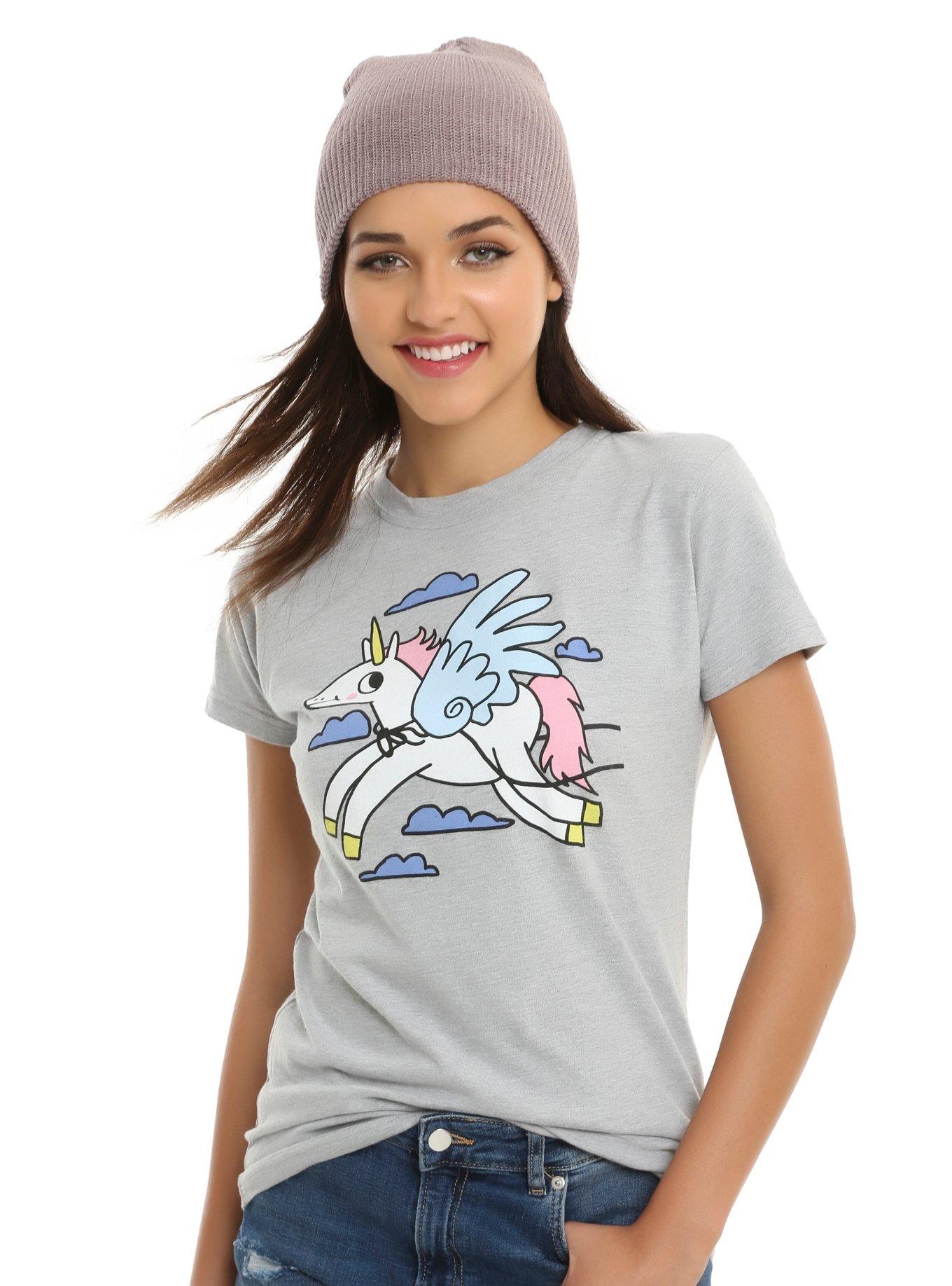 Flying Alicorn Girls T-Shirt, BLACK, hi-res