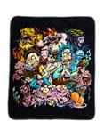 Rick And Morty Surreal Adventure Throw Blanket, , hi-res