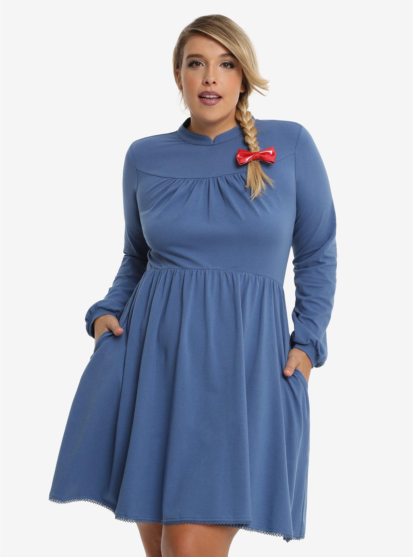 Studio Ghbili Howl's Moving Castle Sophie Dress Plus Size, BLUE, hi-res