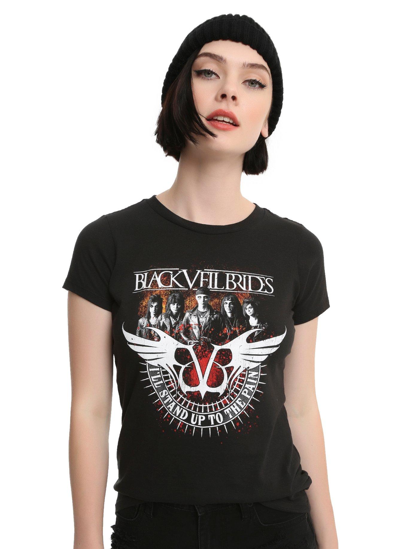 Black Veil Brides Stand Up To The Pain Girls T-Shirt, BLACK, hi-res