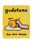 Gudetama Five More Minutes Throw Blanket, , hi-res