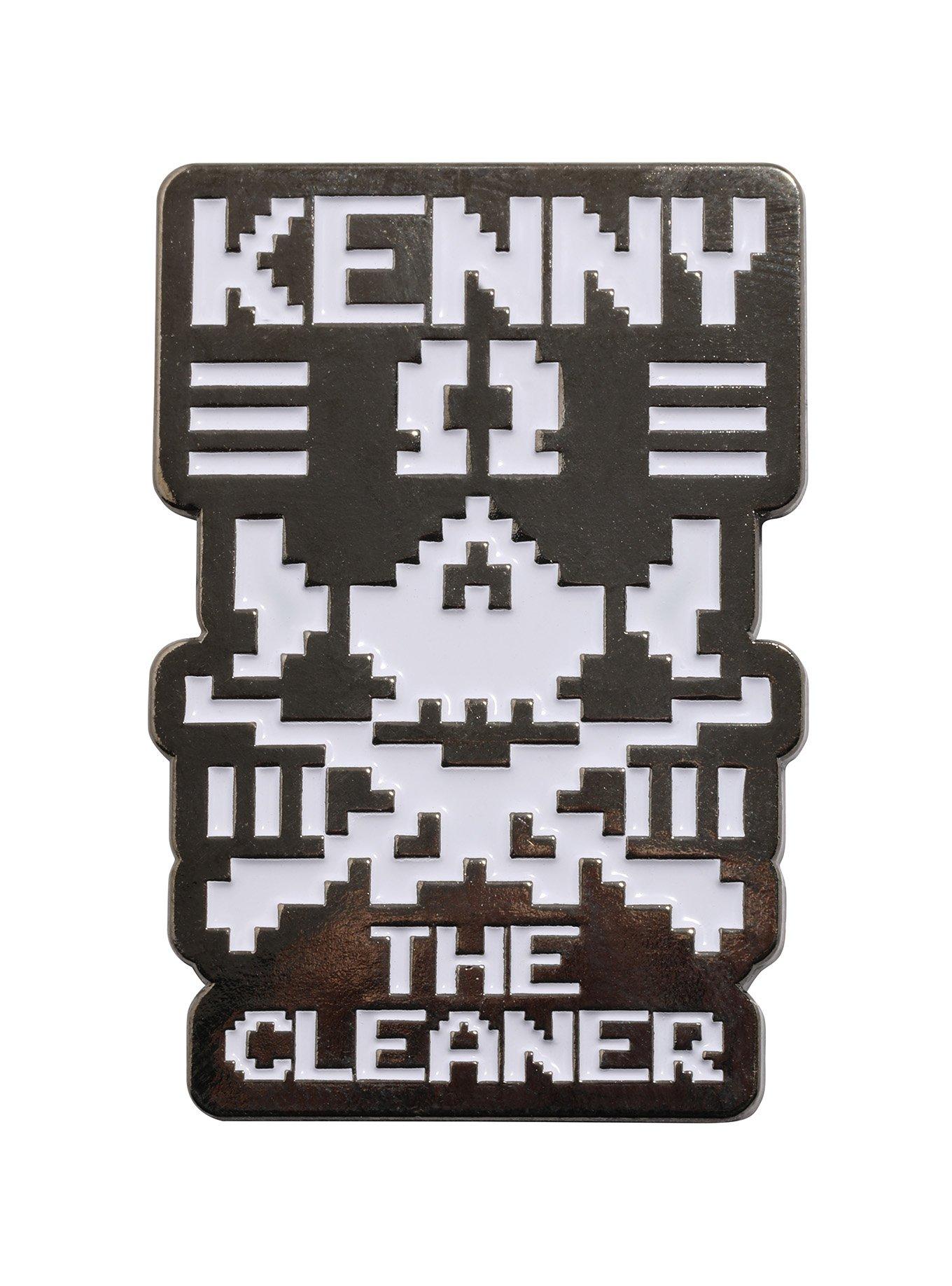 New Japan Pro-Wrestling Bullet Club Kenny The Cleaner Omega Enamel Pin, , hi-res