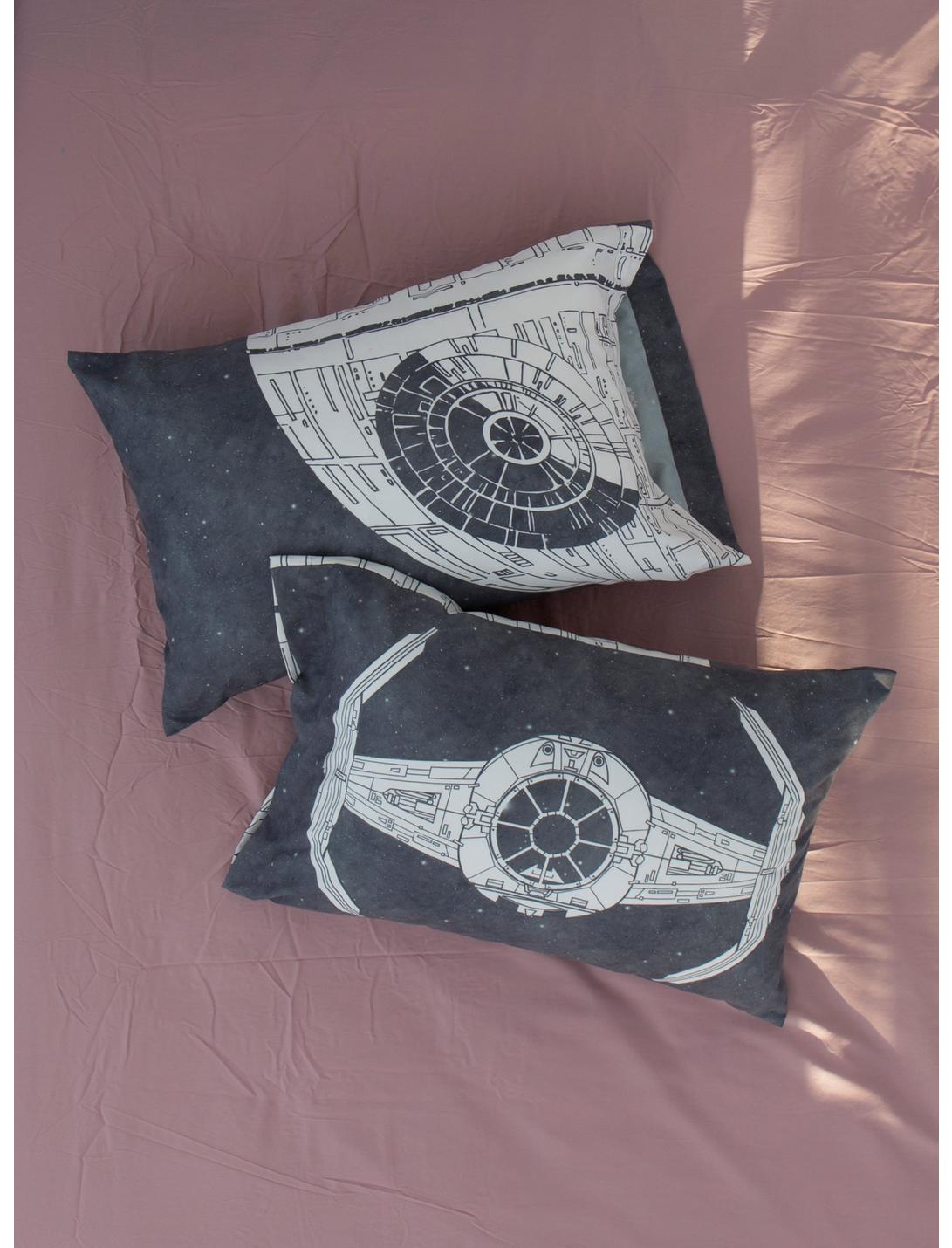 Star Wars Death Star & TIE-Fighter Pillowcase Set, , hi-res