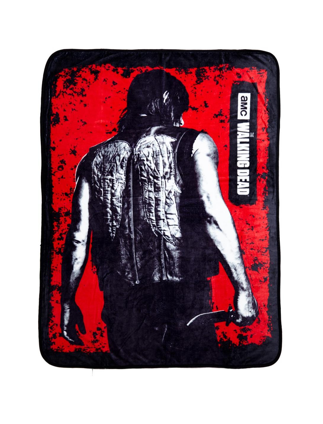 The Walking Dead Daryl Fleece Throw Blanket, , hi-res