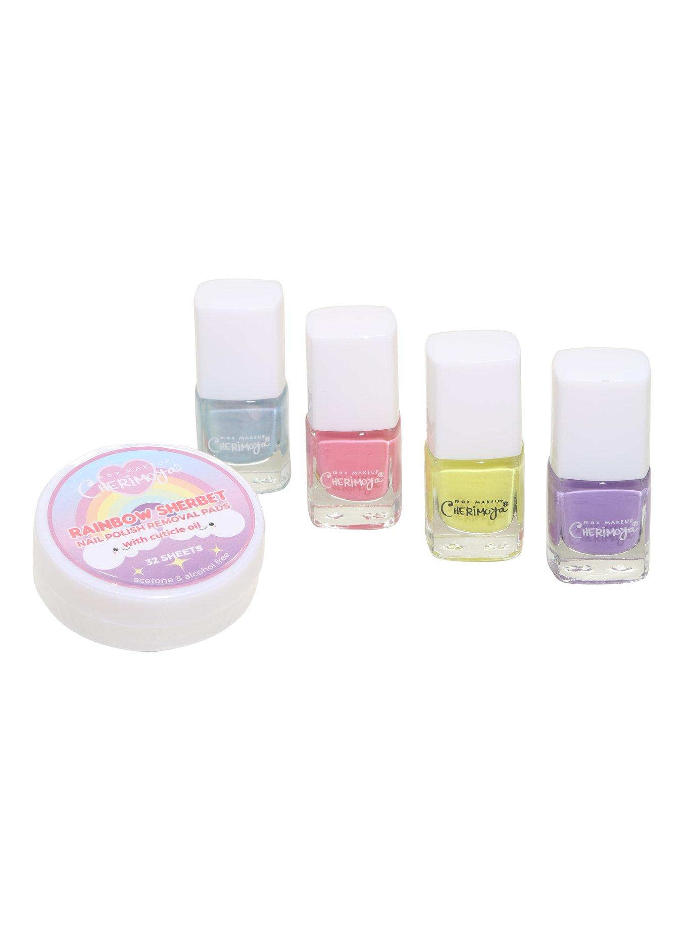 Cherimoya Rainbow Sherbet Nail Polish Set, , hi-res