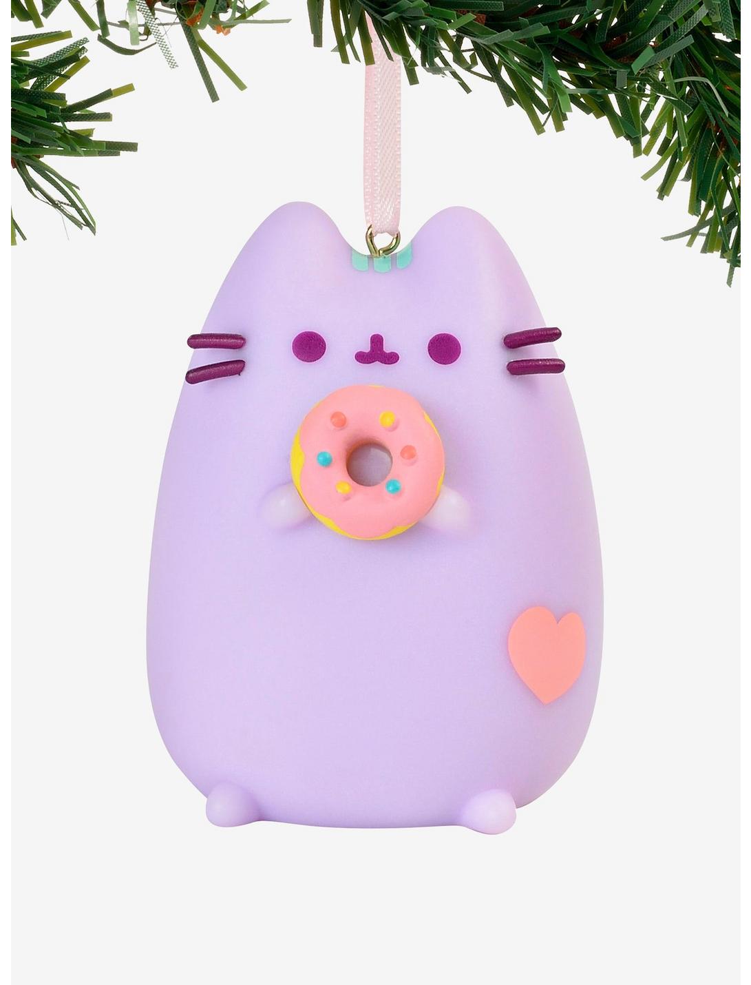 Pusheen Pastel Purple Donut Ornament, , hi-res