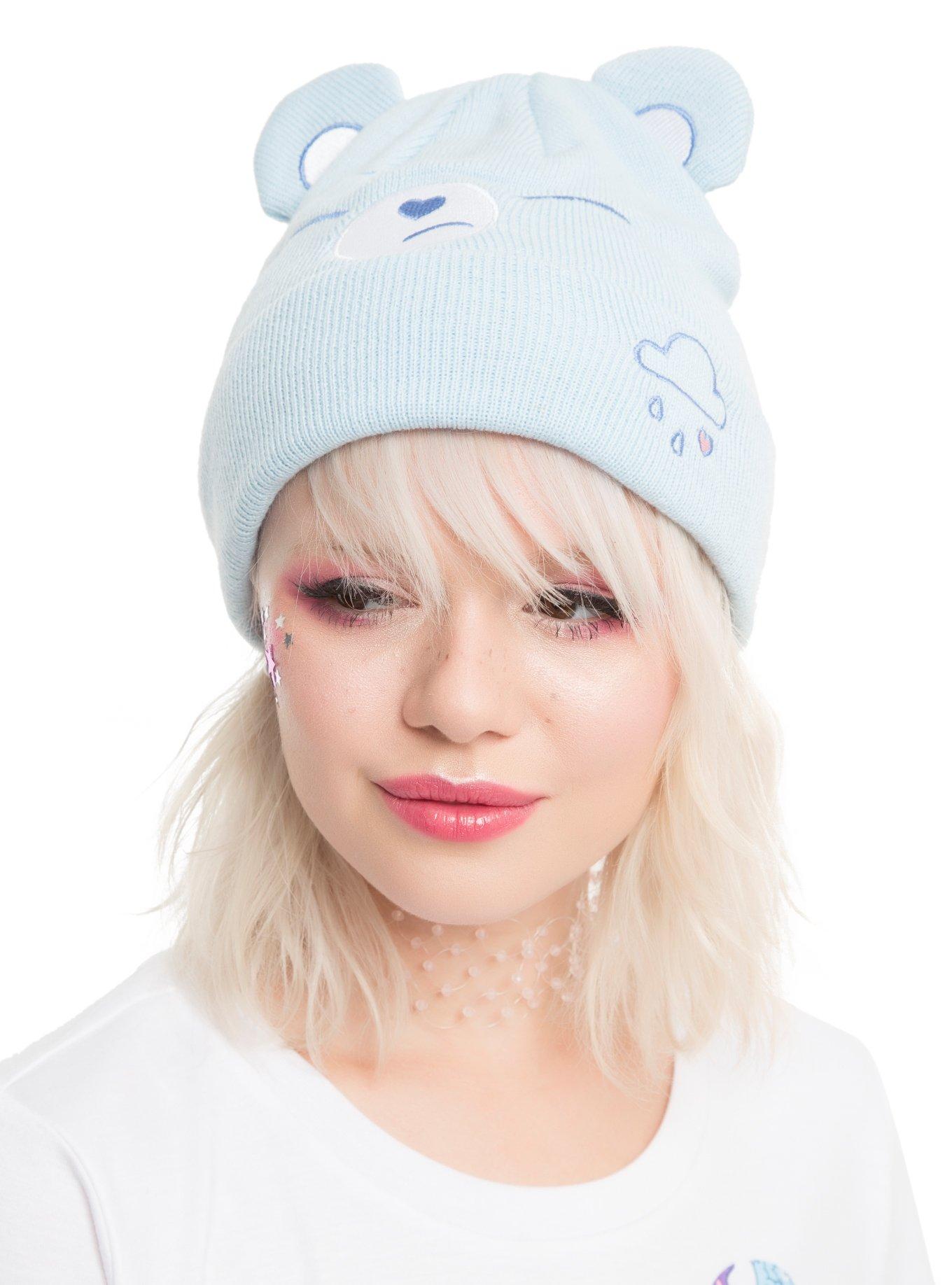 Care Bears Grumpy Bear Kawaii Character Watchman Beanie, , hi-res