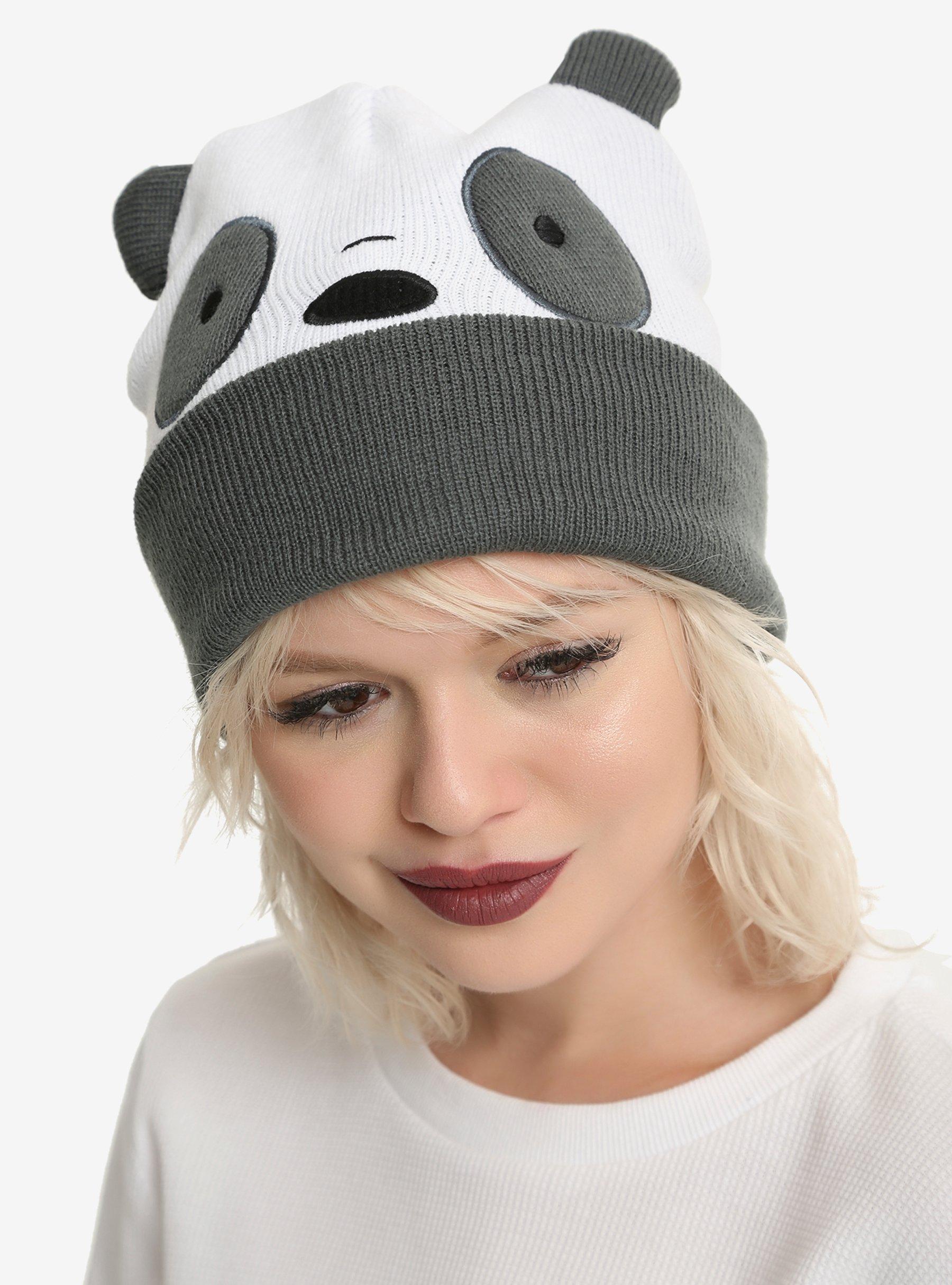 Panda bear hot sale beanie