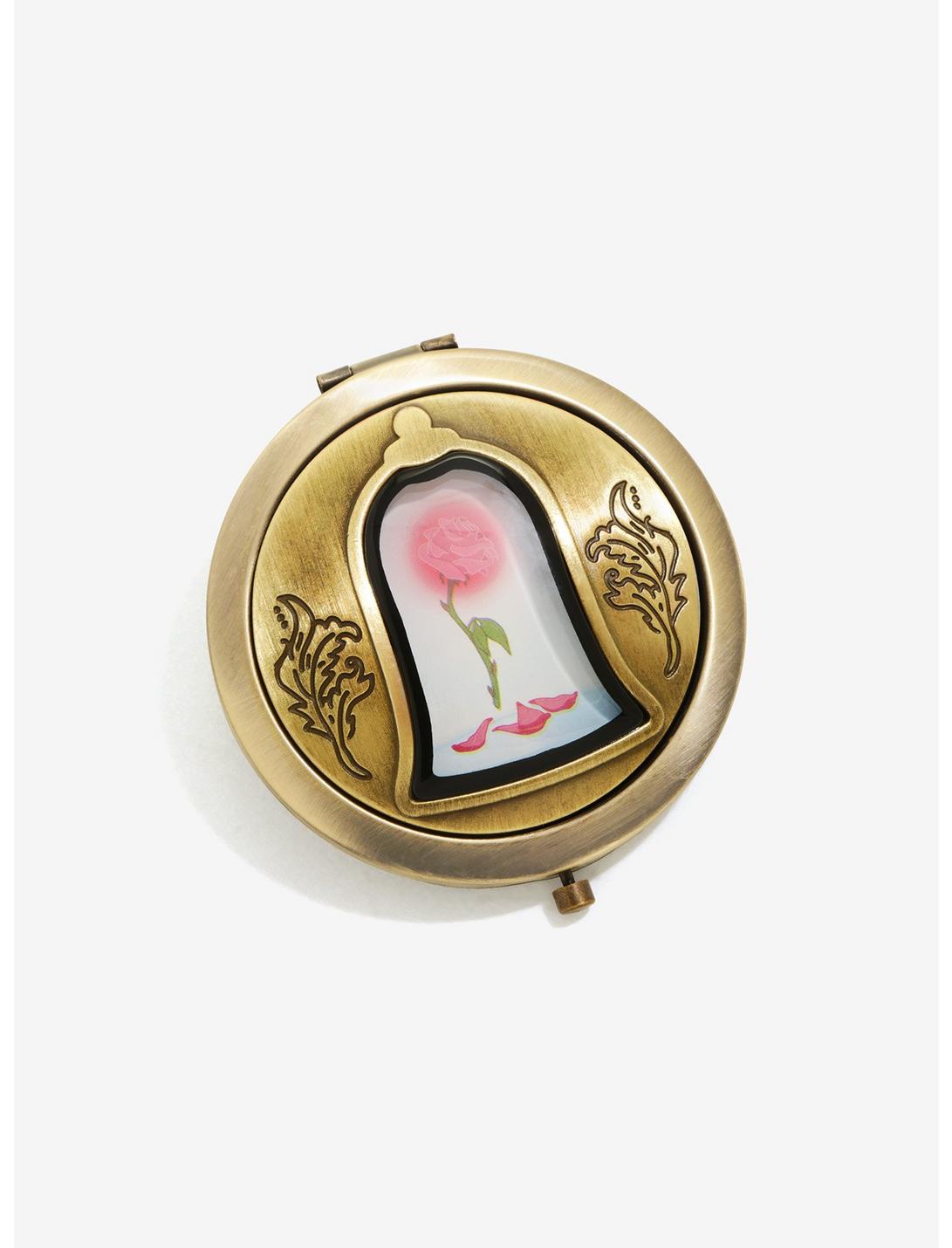 Plus Size Disney Beauty And The Beast Enchanted Rose Hinge Mirror, , hi-res