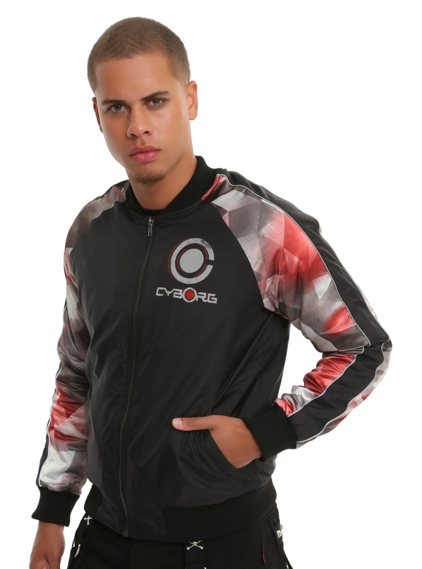 DC Comics Justice League Cyborg Bomber Jacket | Hot Topic