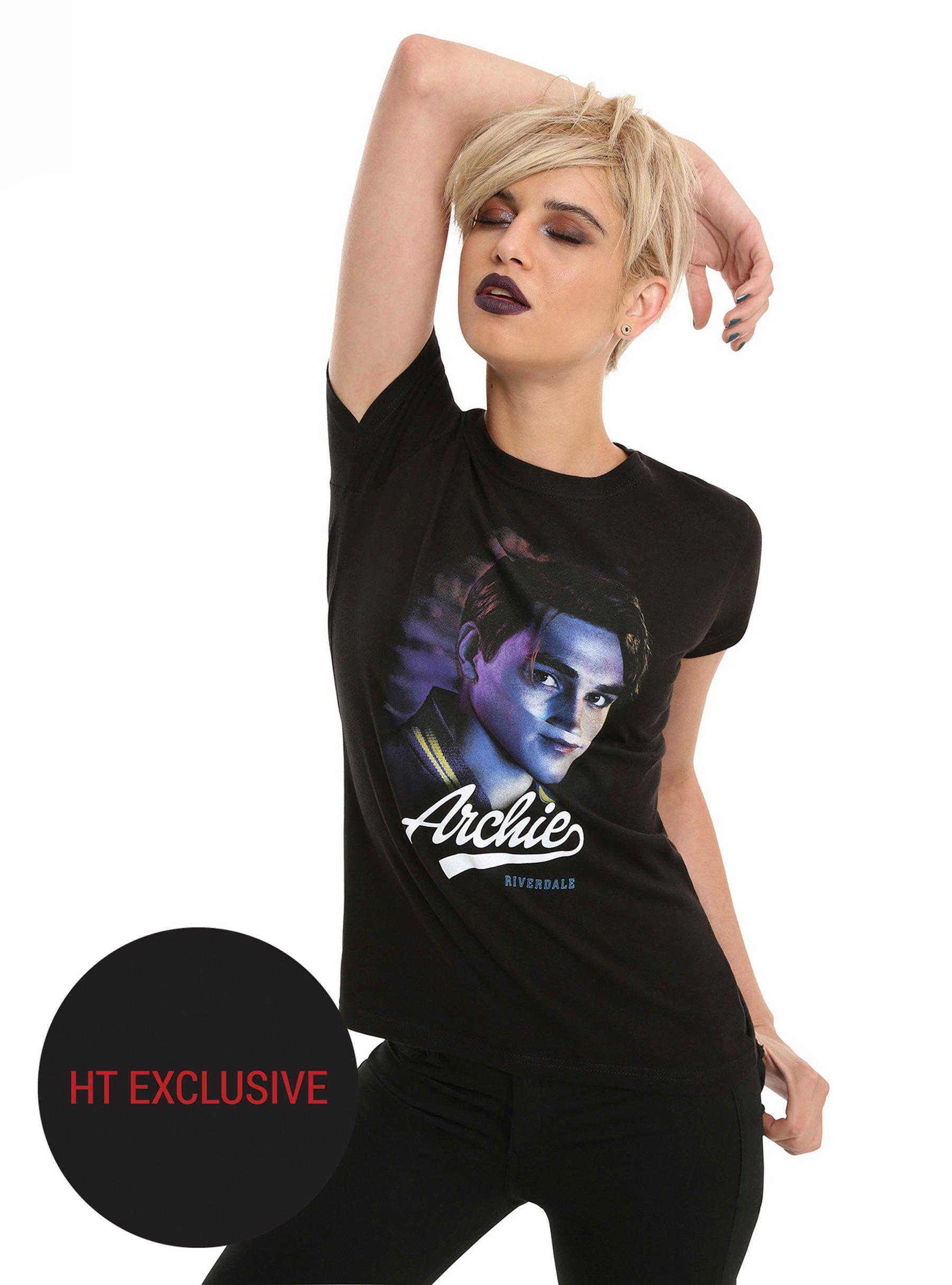 Riverdale Archie Girls T-Shirt Hot Topic Exclusive, BLACK, hi-res